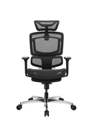 FurniConcepts Bianco Task Chair O2B Black With Foam Seat
